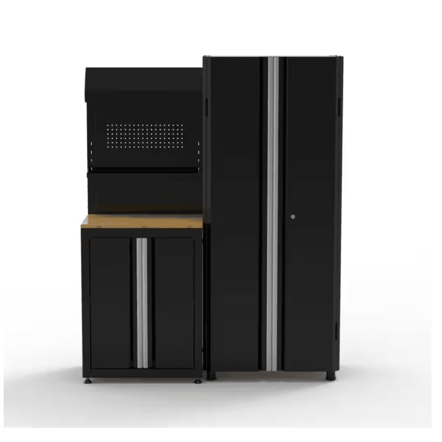 Husky 2-Piece Ready-to-Assemble Steel Garage Workstation for $487 Husky 2-Piece Ready-to-Assemble Steel Garage Workstation for $487