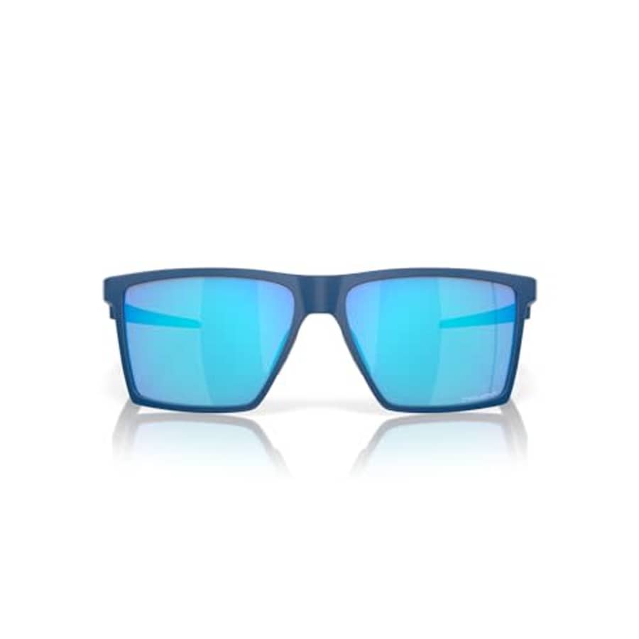 Oakley OO9482 Futurity Sun Rectangular Sunglasses, Satin Ocean Blue/Prizm Sapphire, 57 mm for $148