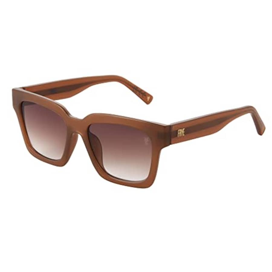 Frye Women's Lisa Sunglasses Square, Camel, 54mm for $35