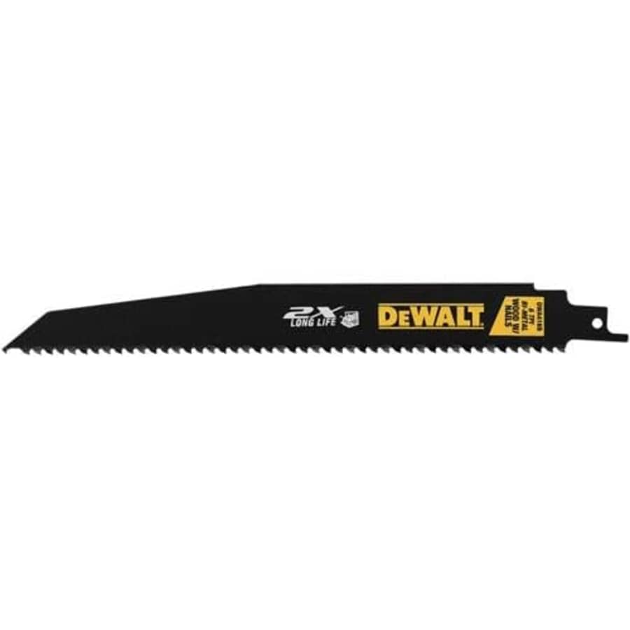 DeWalt 12" Reciprocating Saw Blades 5-Pack for $21 DeWalt 12" Reciprocating Saw Blades 5-Pack for $21