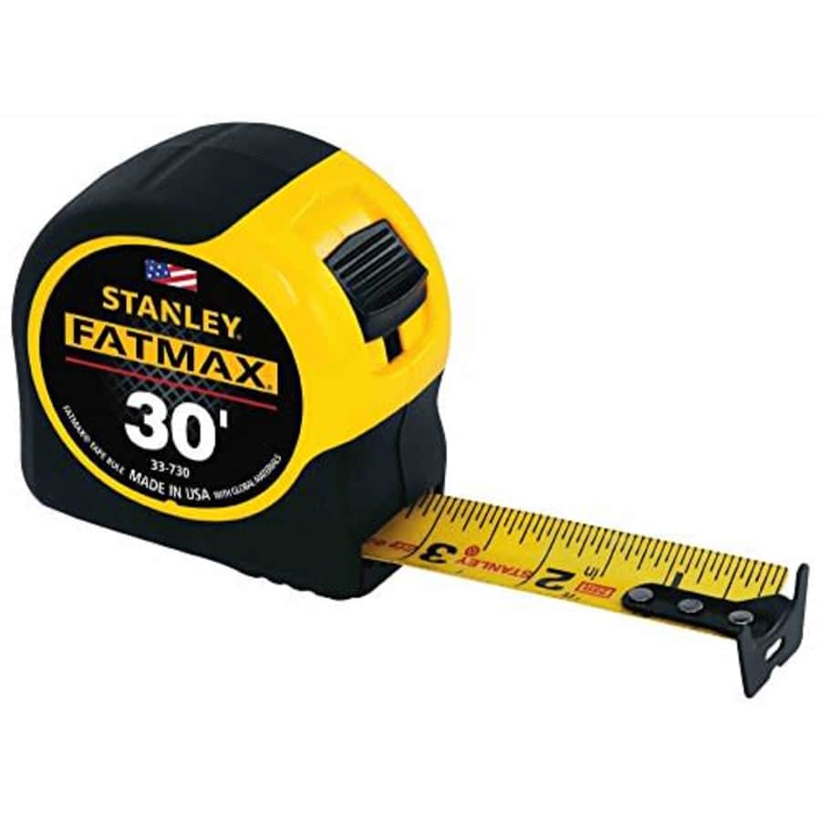Stanley Tools Stanley FatMax 1-1/4" x 30-Foot Tape Measure for $30 Stanley Tools Stanley FatMax 1-1/4" x 30-Foot Tape Measure for $30