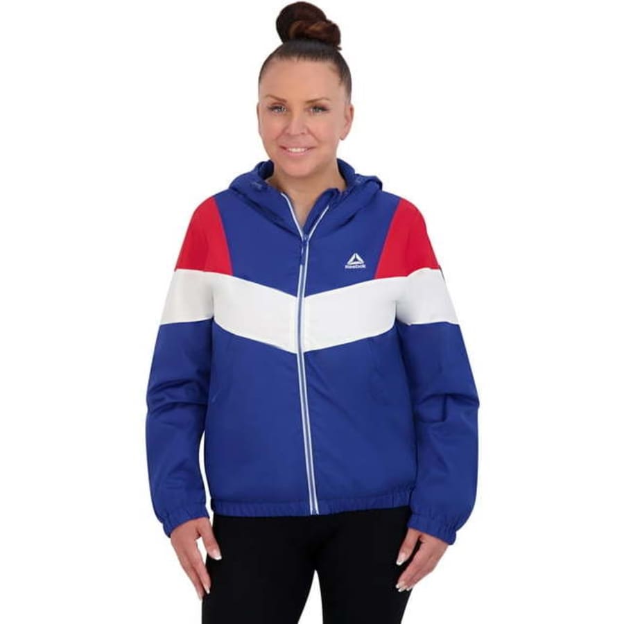 Reebok Women's Lightweight Color Block Track Jacket for $19