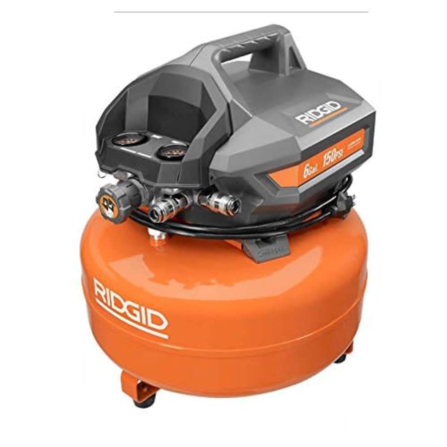 Ridgid ZROF60150HA 6 Gal. Portable Electric Pancake Compressor(Renewed) for $139 Ridgid ZROF60150HA 6 Gal. Portable Electric Pancake Compressor(Renewed) for $139
