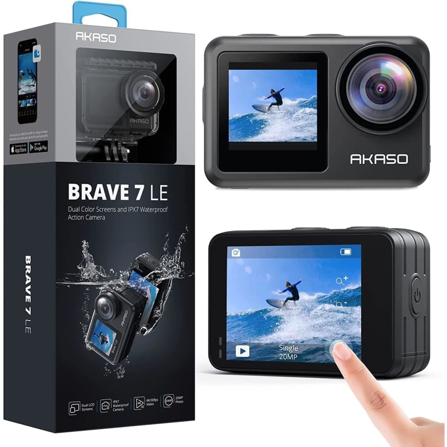 Akaso Brave 7 LE 20MP WiFi Action Camera for $115 Akaso Brave 7 LE 20MP WiFi Action Camera for $115