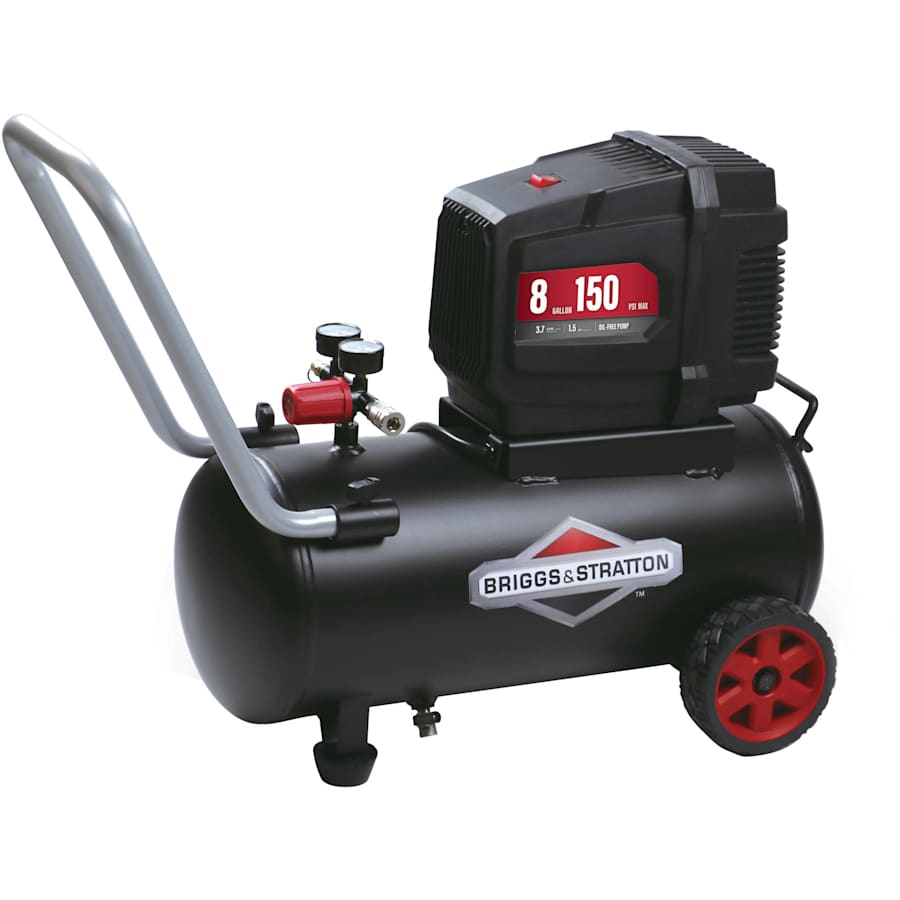 Briggs & Stratton 8-Gallon Hotdog Oil-Free Air Compressor for $99 Briggs & Stratton 8-Gallon Hotdog Oil-Free Air Compressor for $99