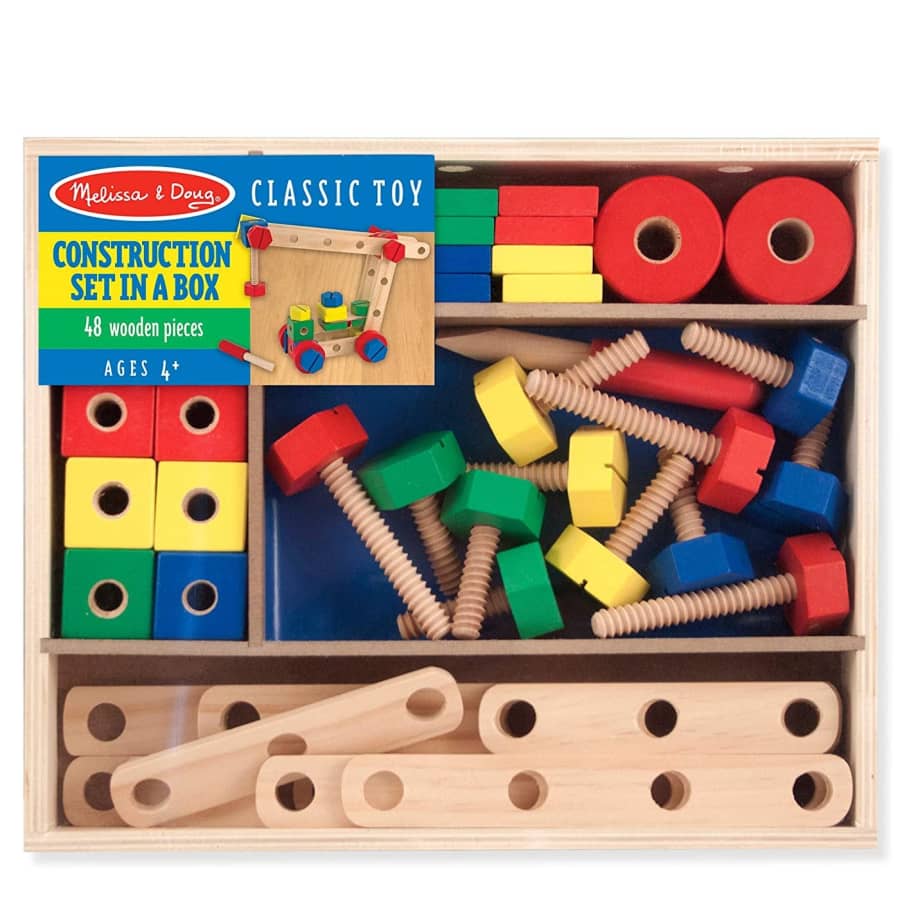 Melissa & Doug Wooden Construction Building Set for $11 w/ Prime Melissa & Doug Wooden Construction Building Set for $11 w/ Prime