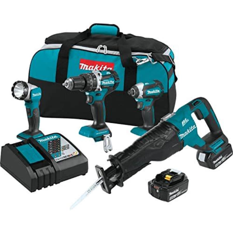 Makita XT447T 18V LXT Lithium-Ion Brushless Cordless Combo Kit (4 Piece) for $559