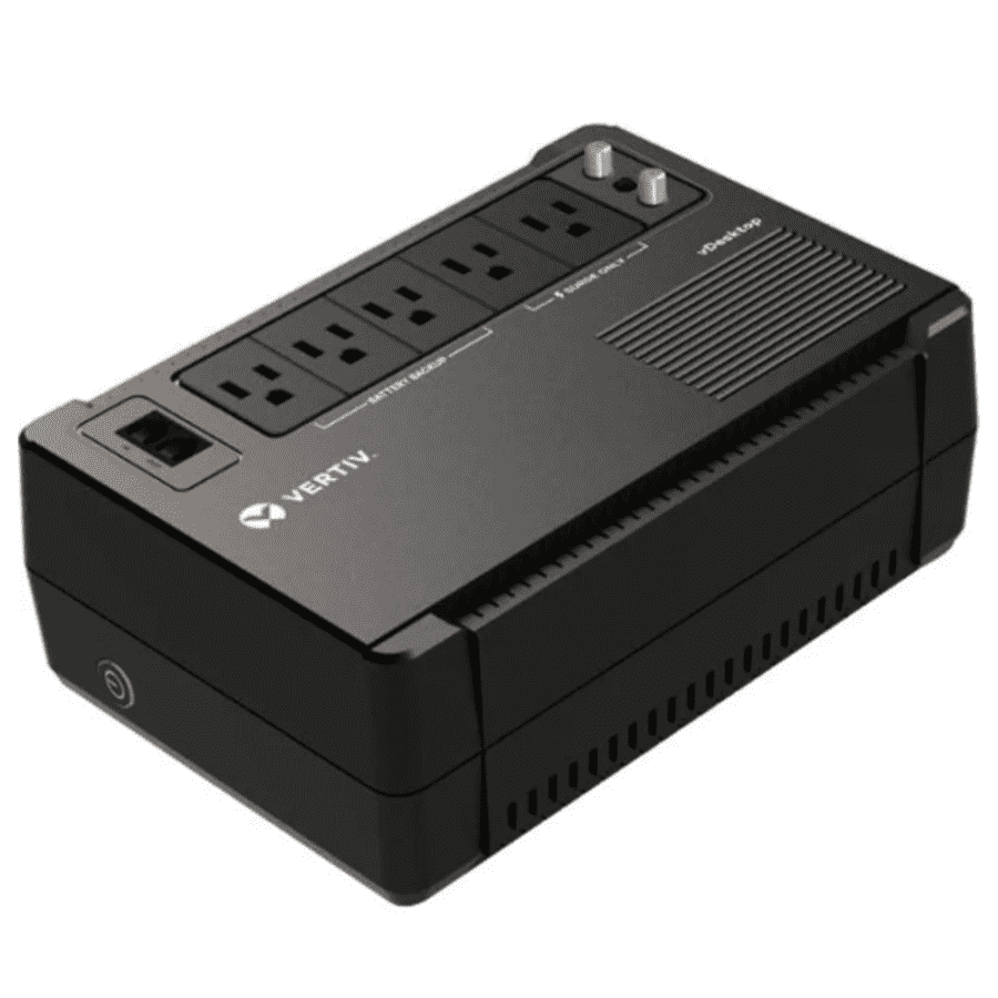 Vertiv 400VA 5-Outlet Battery Backup UPS Surge Protector for $20 Vertiv 400VA 5-Outlet Battery Backup UPS Surge Protector for $20