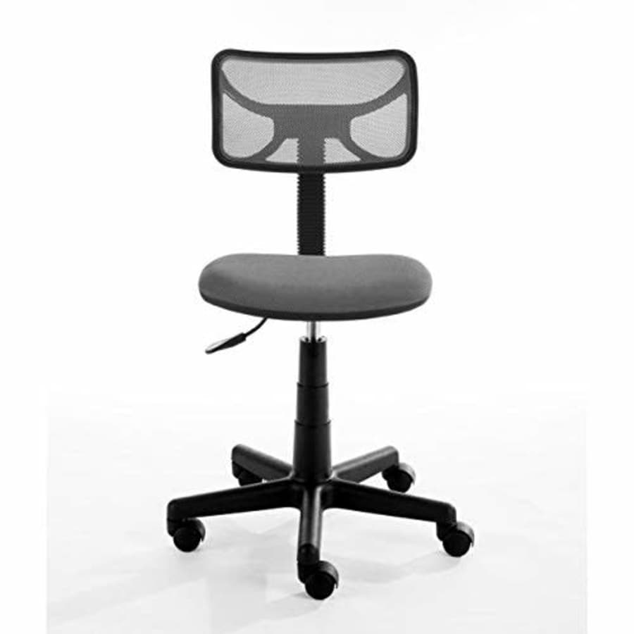 Urban Shop Swivel Mesh Task Chair, Grey for $45