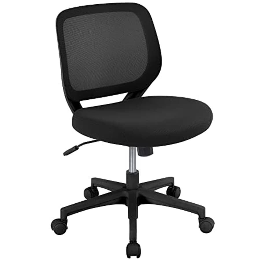Realspace Adley Mesh/Fabric Low-Back Task Chair, Black for $70