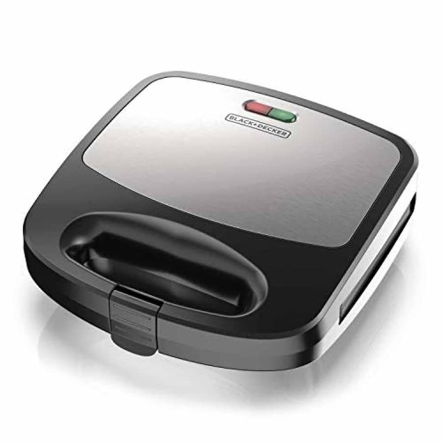 Black + Decker Black+Decker 3-in-1 WM2000SD 3-in-1 Waffle, Grill & Sandwich Maker, Compact Design, Black/Silver for $40 Black + Decker Black+Decker 3-in-1 WM2000SD 3-in-1 Waffle, Grill & Sandwich Maker, Compact Design, Black/Silver for $40
