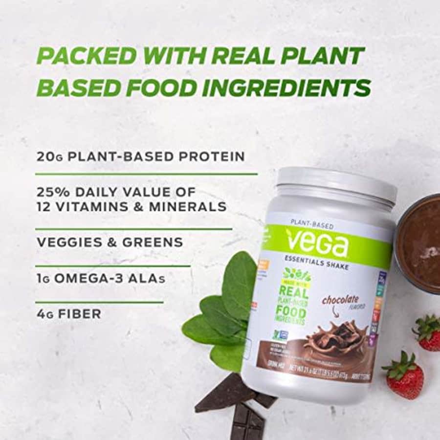 Vega Essentials Protein Powder, Mocha, Plant Based Protein Powder Plus Vitamins, Minerals and for $67 Vega Essentials Protein Powder, Mocha, Plant Based Protein Powder Plus Vitamins, Minerals and for $67