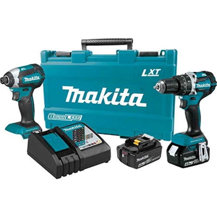Makita XT269M 18V LXT Lithium-Ion Brushless Cordless 2-Pc. Combo Kit (4.0Ah) for $337