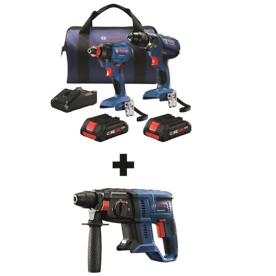 Bosch CORE 18V 3-Tool Combo Kit w/ 2 Batteries for $291