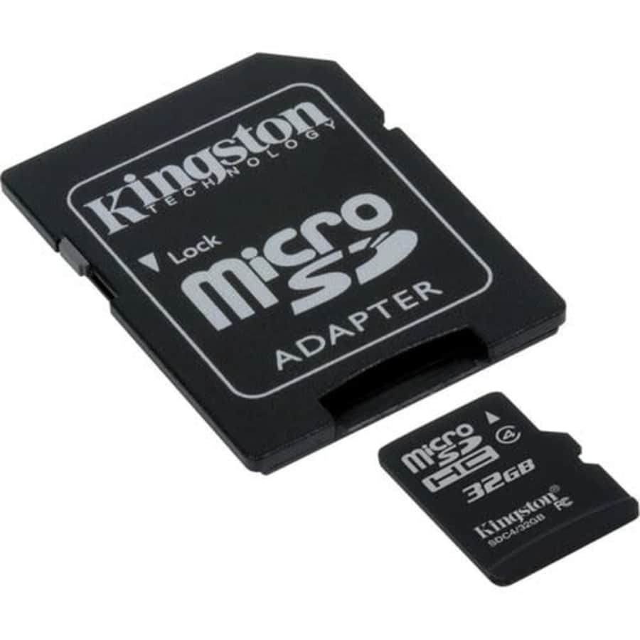 Transcend Samsung Rugby PRO Cell Phone Memory Card 32GB microSDHC Memory Card with SD Adapter for $5