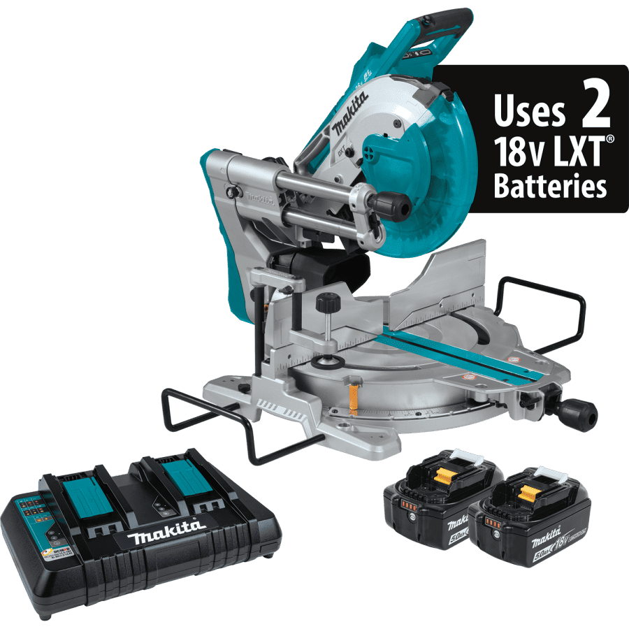 Makita 36V Brushless 10" Dual‑Bevel Compound Miter Saw Kit for $399