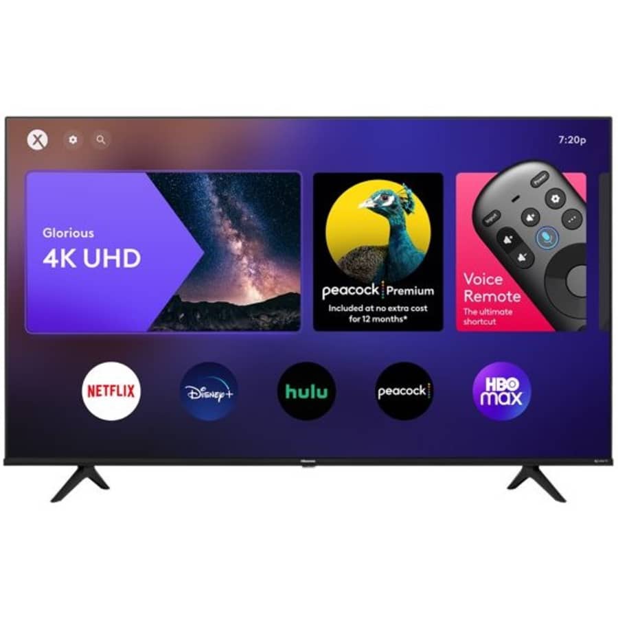 Hisense A6GX Series 50A6GX 50" 4K HDR LED UHD Smart TV for $248