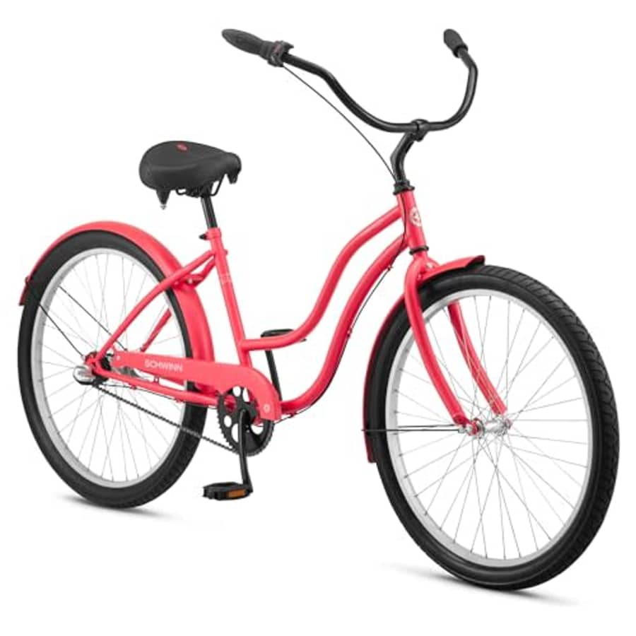 Schwinn Mikko Adult Beach Cruiser Bike, 26-Inch Wheels, 17-Inch Steel Frame, 3-Speed Twist for $515