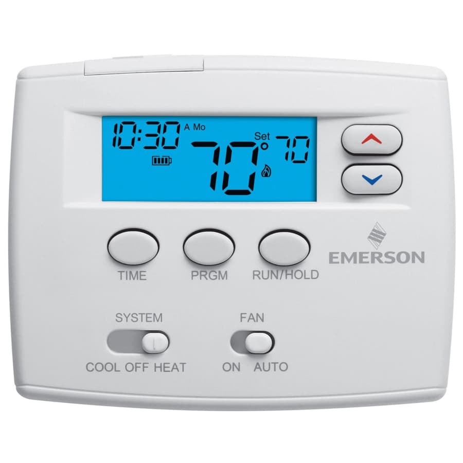 Emerson Single Stage 5/1/1 Programmable Digital Thermostat for $57 Emerson Single Stage 5/1/1 Programmable Digital Thermostat for $57