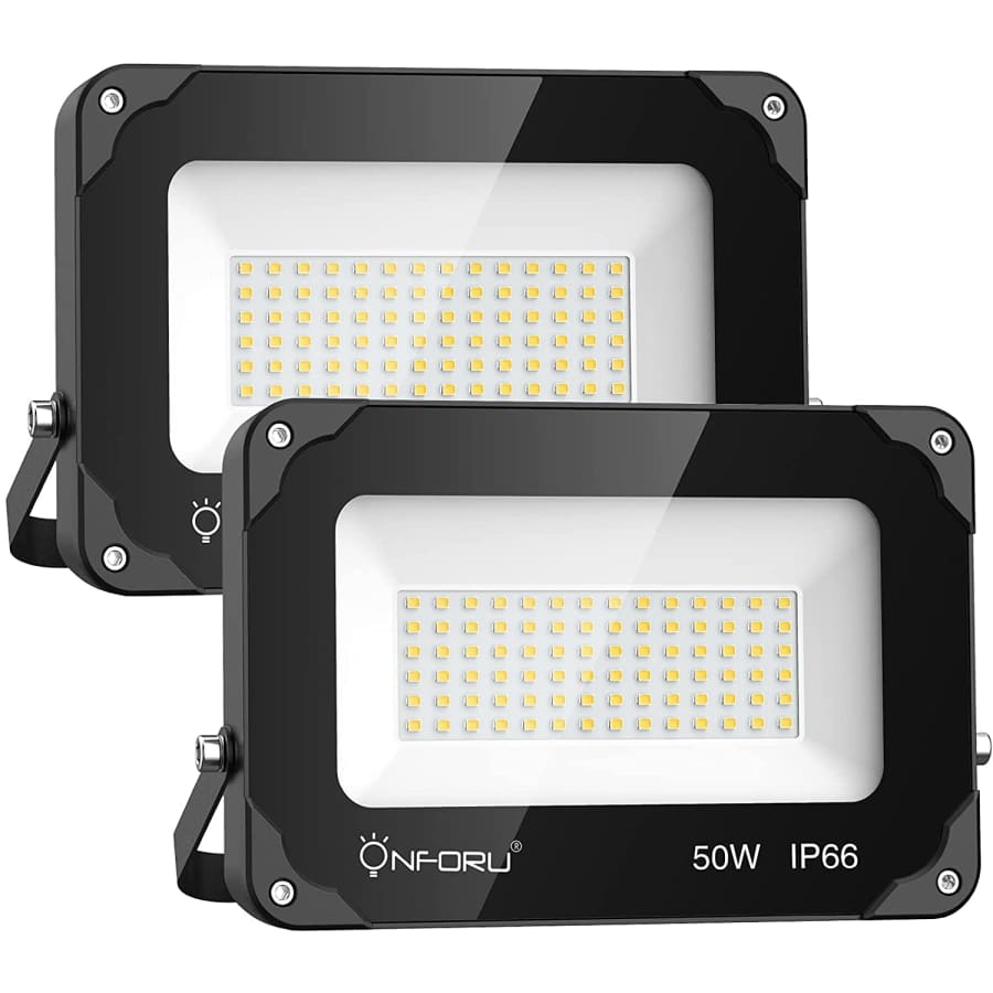 Onforu LED Flood Light 2-Pack for $37
