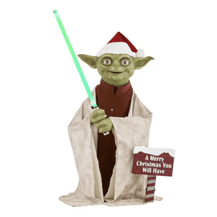 Star Wars 3.5 ft. Animated LED Seasonal Yoda for $50