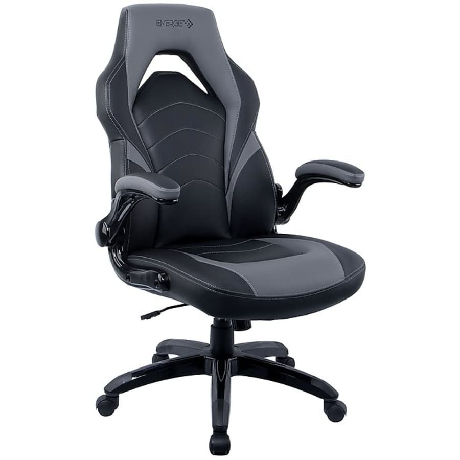 Staples Emerge Vortex Bonded Leather Gaming Chair for $120