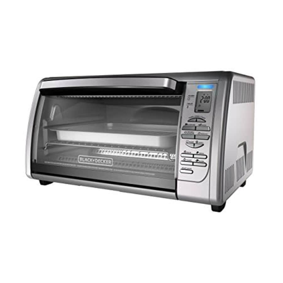 Remington BLACK+DECKER Countertop Convection Toaster Oven, Silver, CTO6335S (Renewed) for $66 Remington BLACK+DECKER Countertop Convection Toaster Oven, Silver, CTO6335S (Renewed) for $66