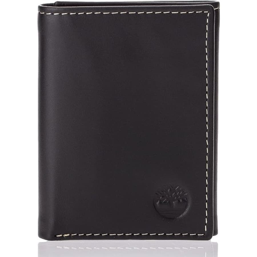Timberland Men's Leather Trifold Wallet for $18 Timberland Men's Leather Trifold Wallet for $18