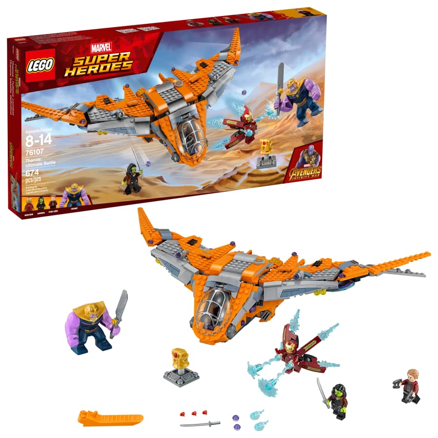LEGO Marvel Super Heroes Avengers: Infinity War Thanos: Ultimate Battle Set for $41 LEGO Marvel Super Heroes Avengers: Infinity War Thanos: Ultimate Battle Set for $41