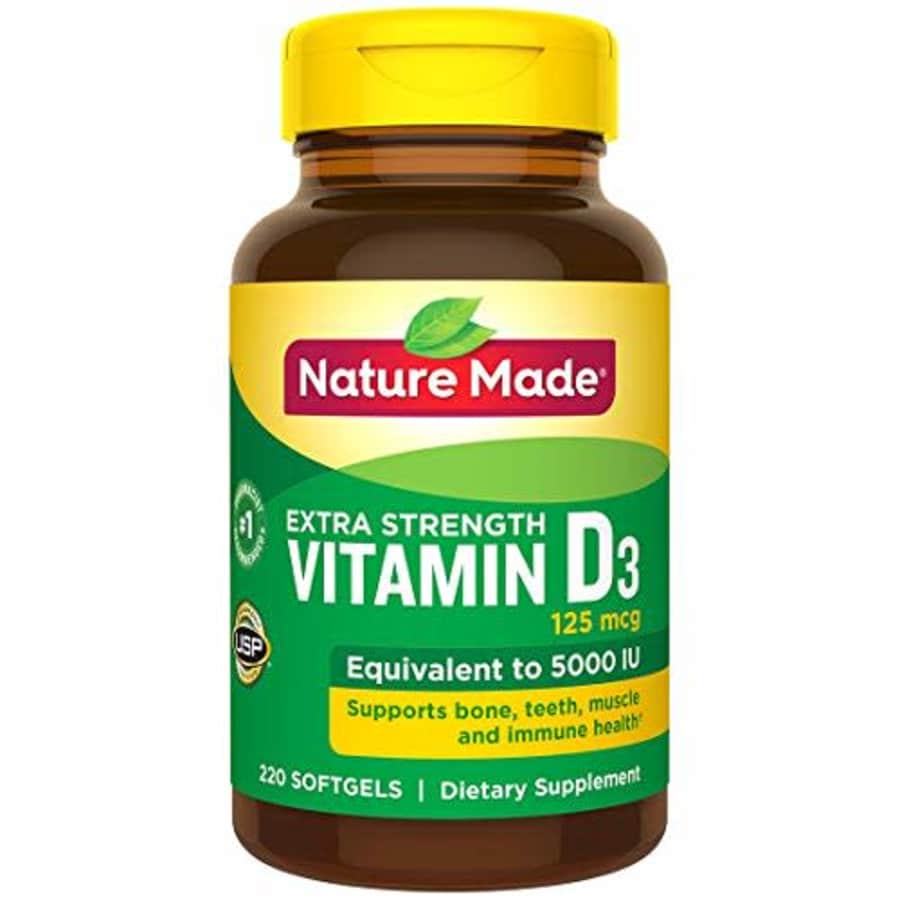 Nature Made Vitamin D-3 5000IU 220 Count Softgels for $23