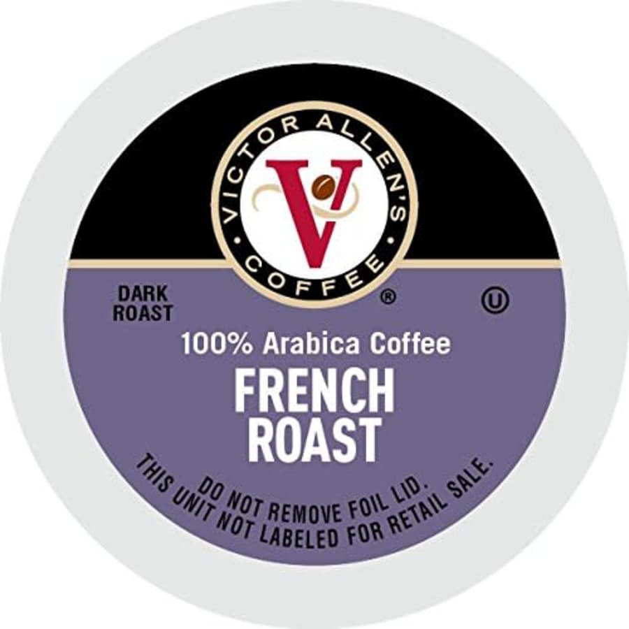 French Roast for K-Cup Keurig 2.0 Brewers, 42 Count, Victor Allen's Coffee Dark Roast Single Serve for $17