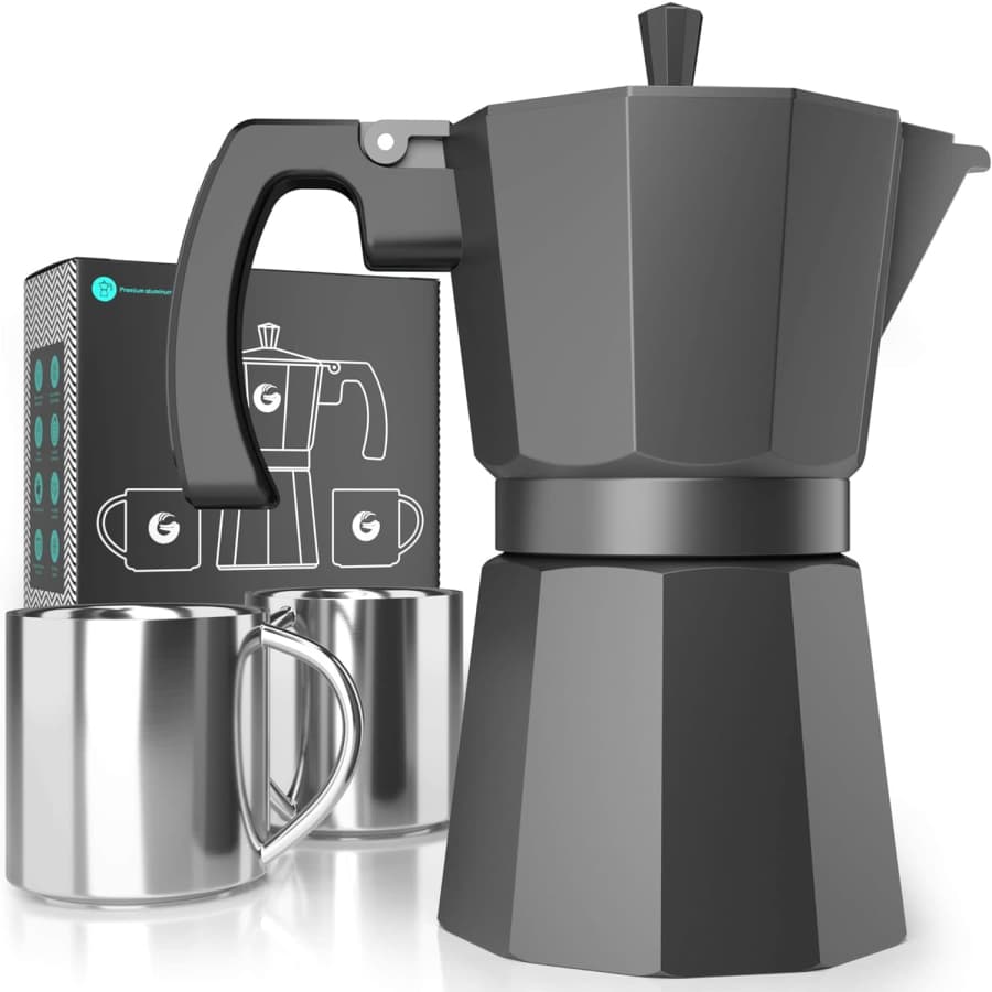 Coffee Gator 6-Cup Moka Pot Stovetop Espresso Maker for $22