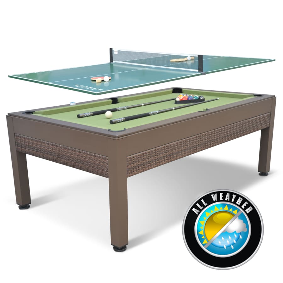 East Point EastPoint Sports Classic Sports 84" Outdoor Billiard Table w/ Table Tennis Top for $600