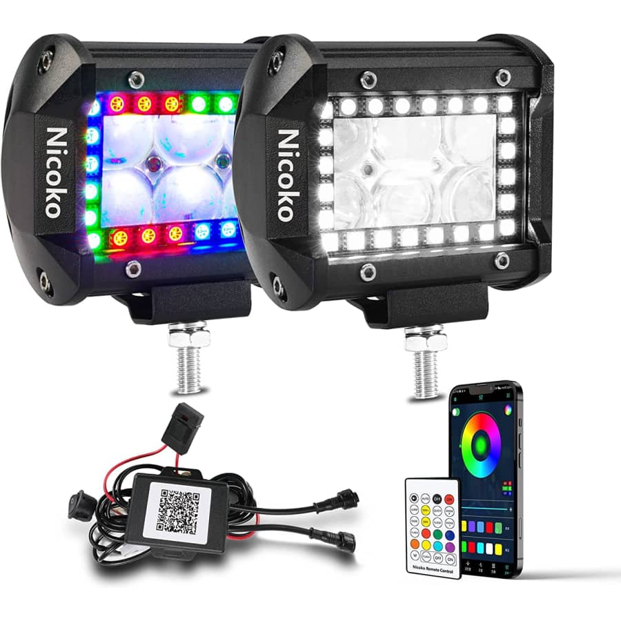 18W 4" Cree LED Truck Light 2-Pack for $18 18W 4" Cree LED Truck Light 2-Pack for $18