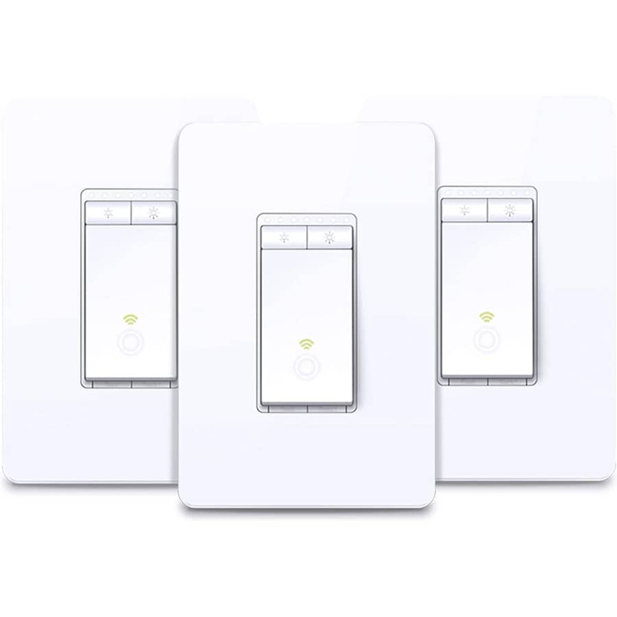 TP-Link Kasa Smart WiFi Dimmer Light Switch 3-Pack: $44