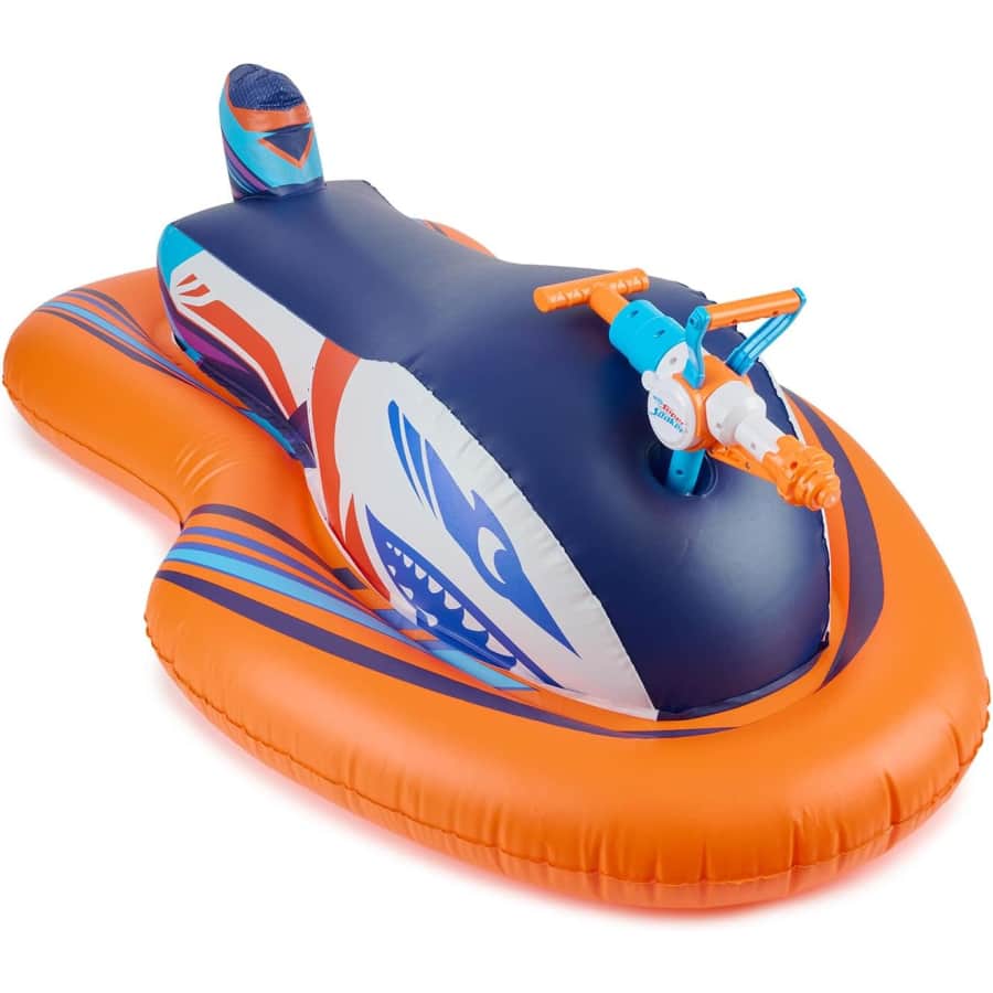 Nerf Super Soaker Stormforce Ride-On Inflatable Pool Float for $12