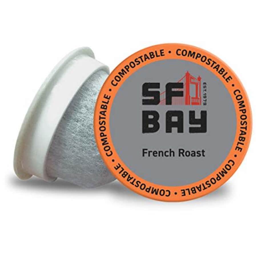 SF Bay Coffee OneCUP French Roast/Dark Roast 80 Ct Compostable Coffee Pods, K Cup Compatible for $61 SF Bay Coffee OneCUP French Roast/Dark Roast 80 Ct Compostable Coffee Pods, K Cup Compatible for $61