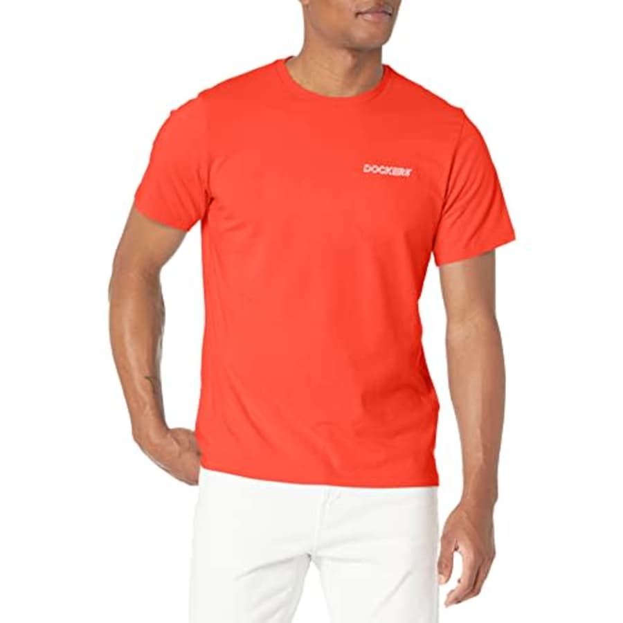 Dockers Men's Slim Fit Short Sleeve Graphic Tee Shirt-Legacy (Standard and Big & Tall), (New) for $10