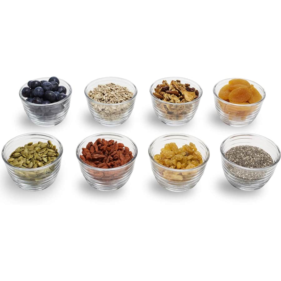 Libbey 6.25-oz. Glass Prep Bowl 8-Pack w/ Lids for $17 Libbey 6.25-oz. Glass Prep Bowl 8-Pack w/ Lids for $17