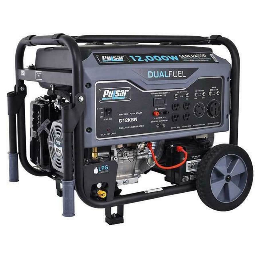 Pulsar 12,000W Dual Fuel Portable Generator: $749