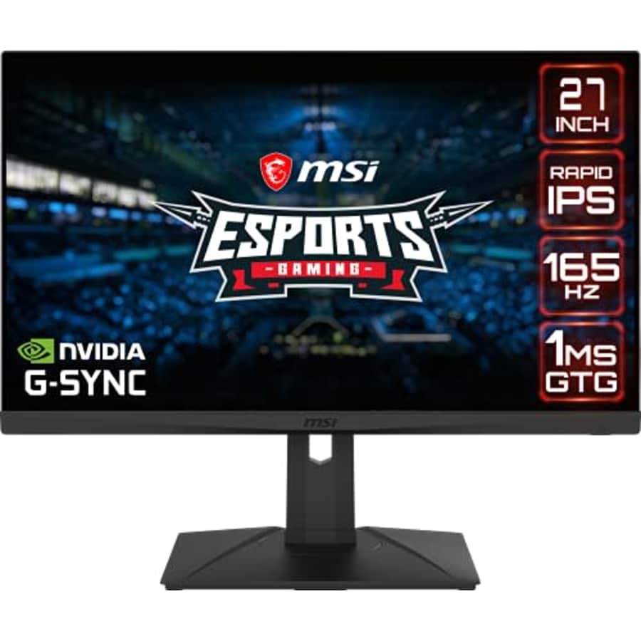 MSI Optix G273QPF 16:9 Aspect Ratio Anti-Glare Super Narrow Bezel 1ms 2560 x 1440 (QHD) 165Hz for $360 MSI Optix G273QPF 16:9 Aspect Ratio Anti-Glare Super Narrow Bezel 1ms 2560 x 1440 (QHD) 165Hz for $360