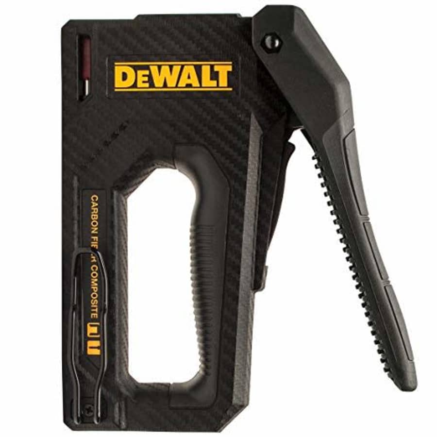 DeWalt 18-Gauge Carbon Fiber Composite Staple Gun for $35 DeWalt 18-Gauge Carbon Fiber Composite Staple Gun for $35