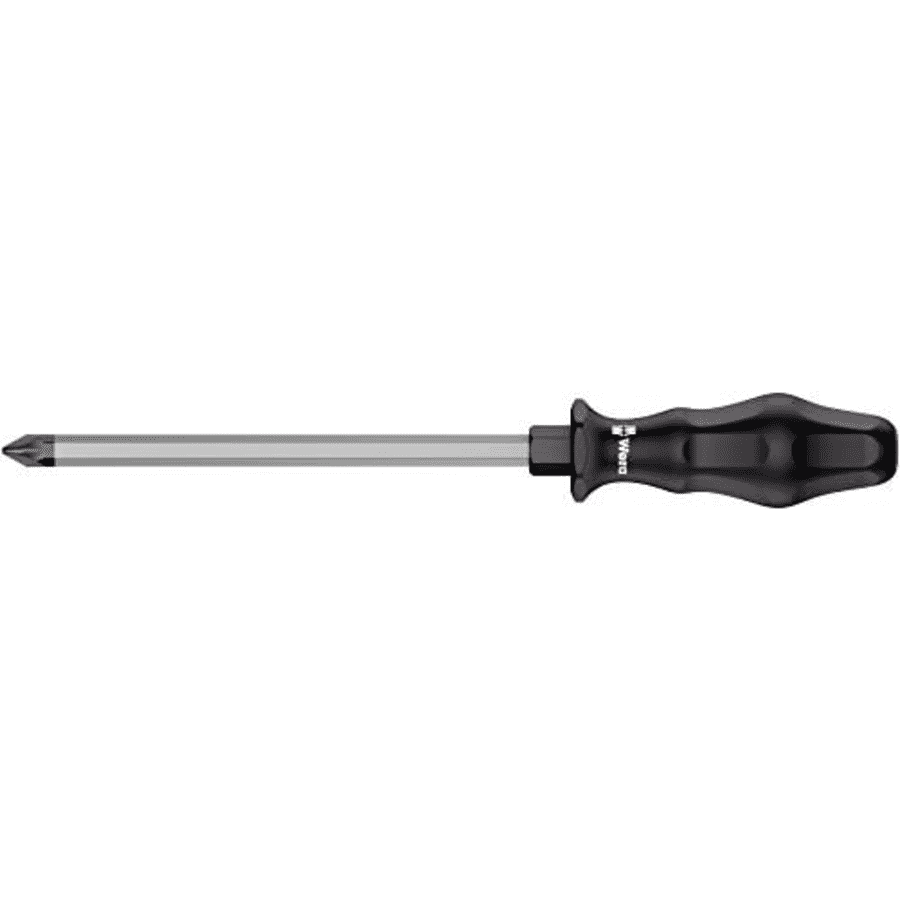 Wera 05017056001 Kraftform Plus 918 SPZ Pozidriv Screwdriver, PZ 4 Head, 8" Blade Length for $27