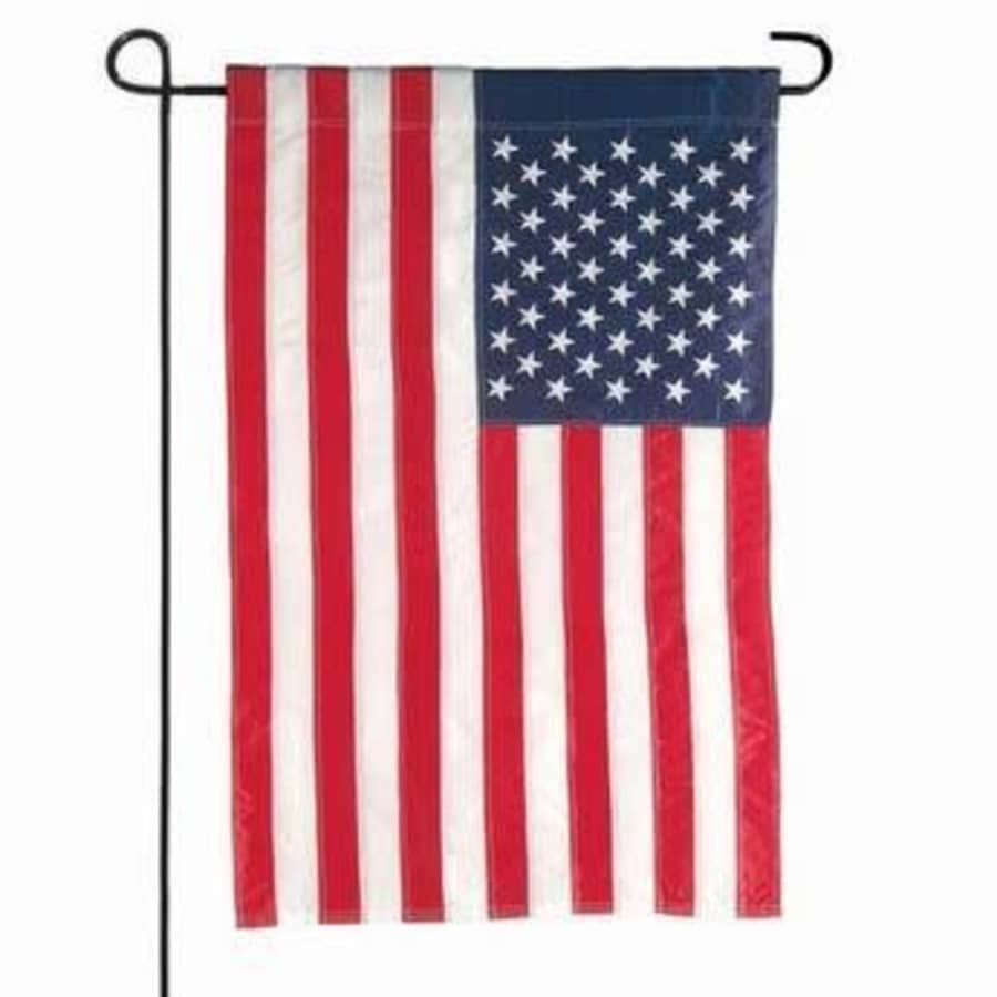 U.S. Garden Flag Banner & Bracket Set for $25