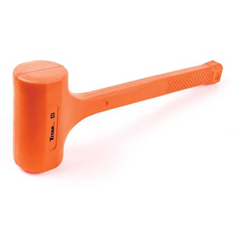 Titan 63148 48 oz (3 lb) Dead Blow Hammer, Orange for $18