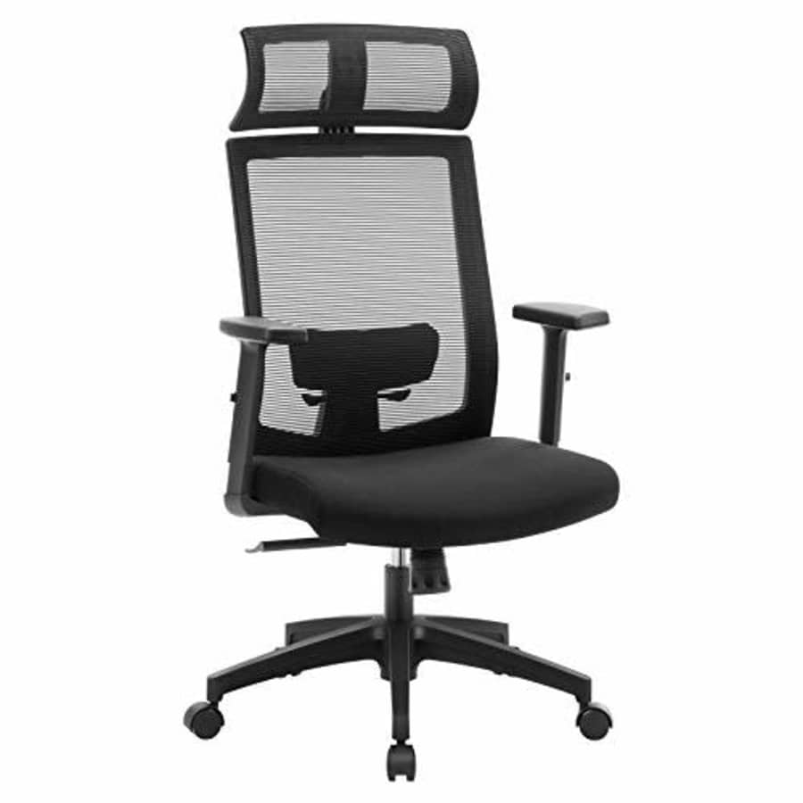 SONGMICS Mesh Office Chair, High-Back Computer Desk Chair, Ergonomic Chair, Lockable Tilt Angle up for $98