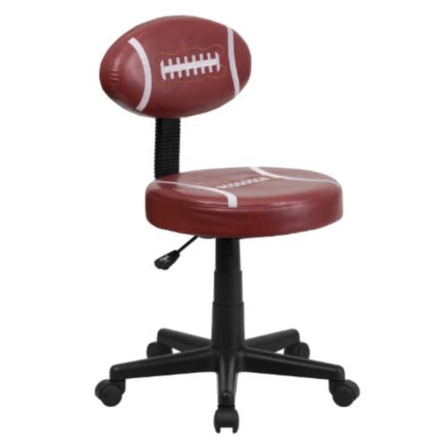 Flash Furniture Football Swivel Task Office Chair for $68 Flash Furniture Football Swivel Task Office Chair for $68