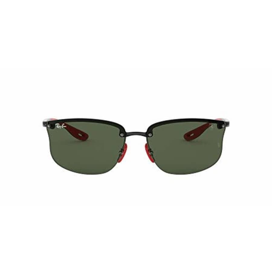 Ray-Ban Men's RB4322M Scuderia Ferrari Collection Square Sunglasses, Black/Green, 63 mm for $246 Ray-Ban Men's RB4322M Scuderia Ferrari Collection Square Sunglasses, Black/Green, 63 mm for $246
