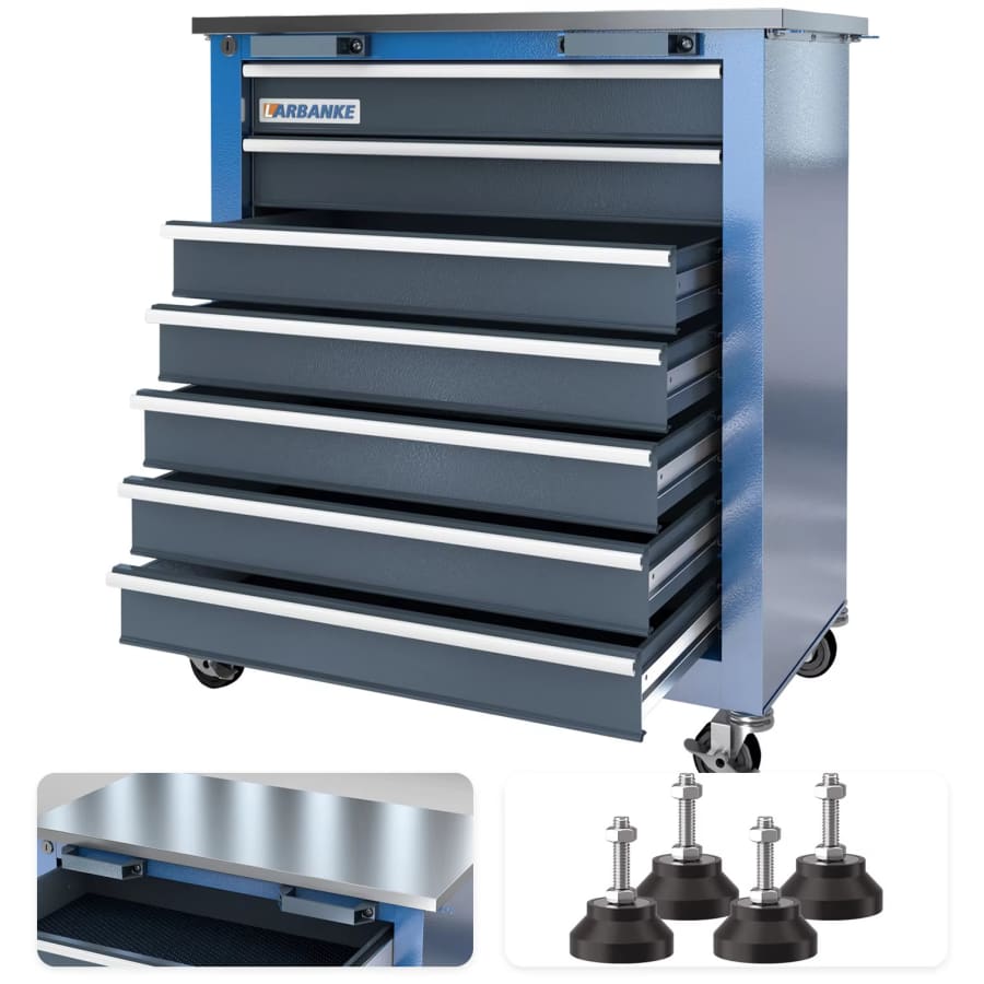 7-Drawer Rolling Tool Chest for $141