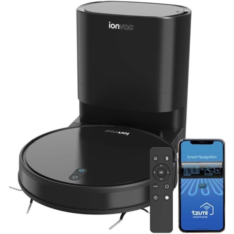 Tzumi ionVac SmartClean V4 Self-Emptying Robot Vacuum for $98